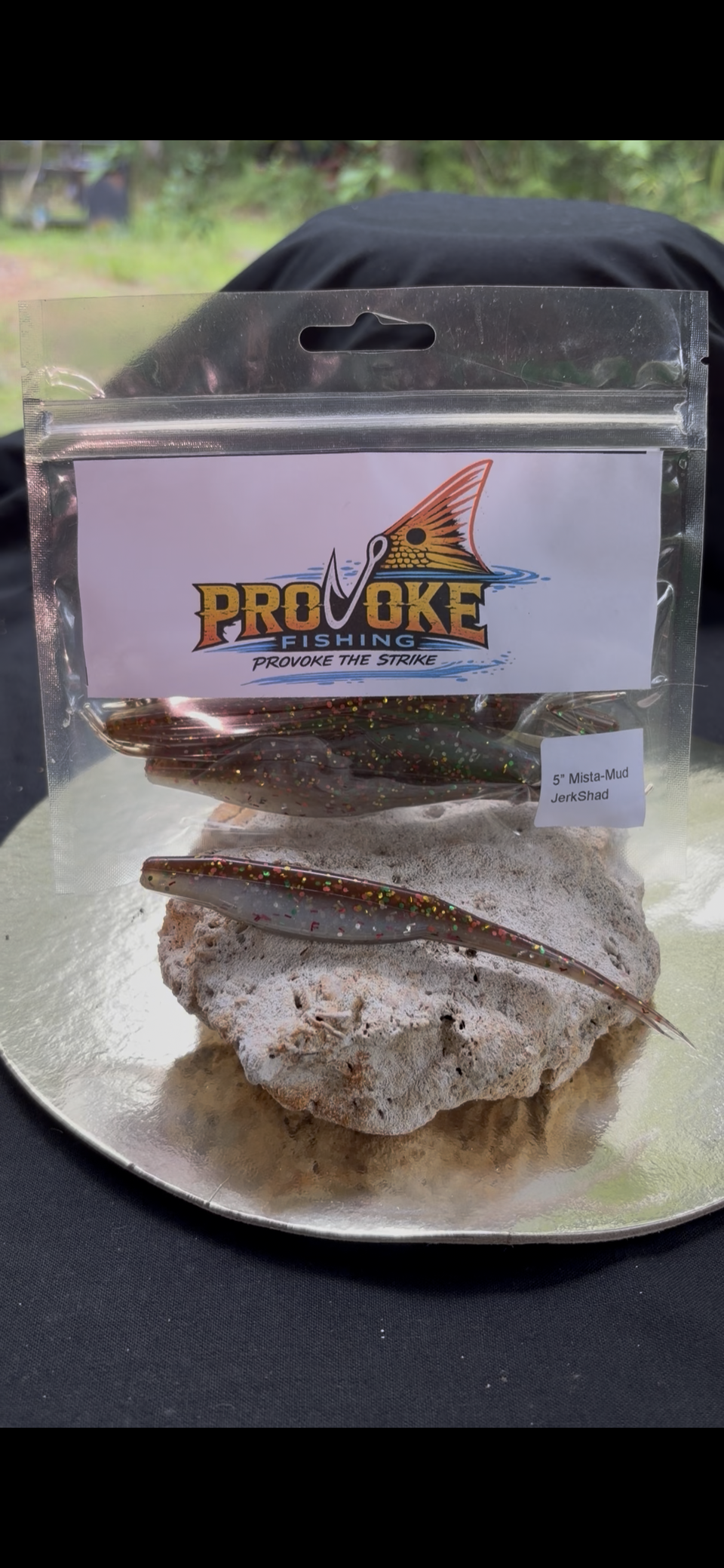 Provoke 5 inch Mista-Mud JerkShad (6 baits per pack)