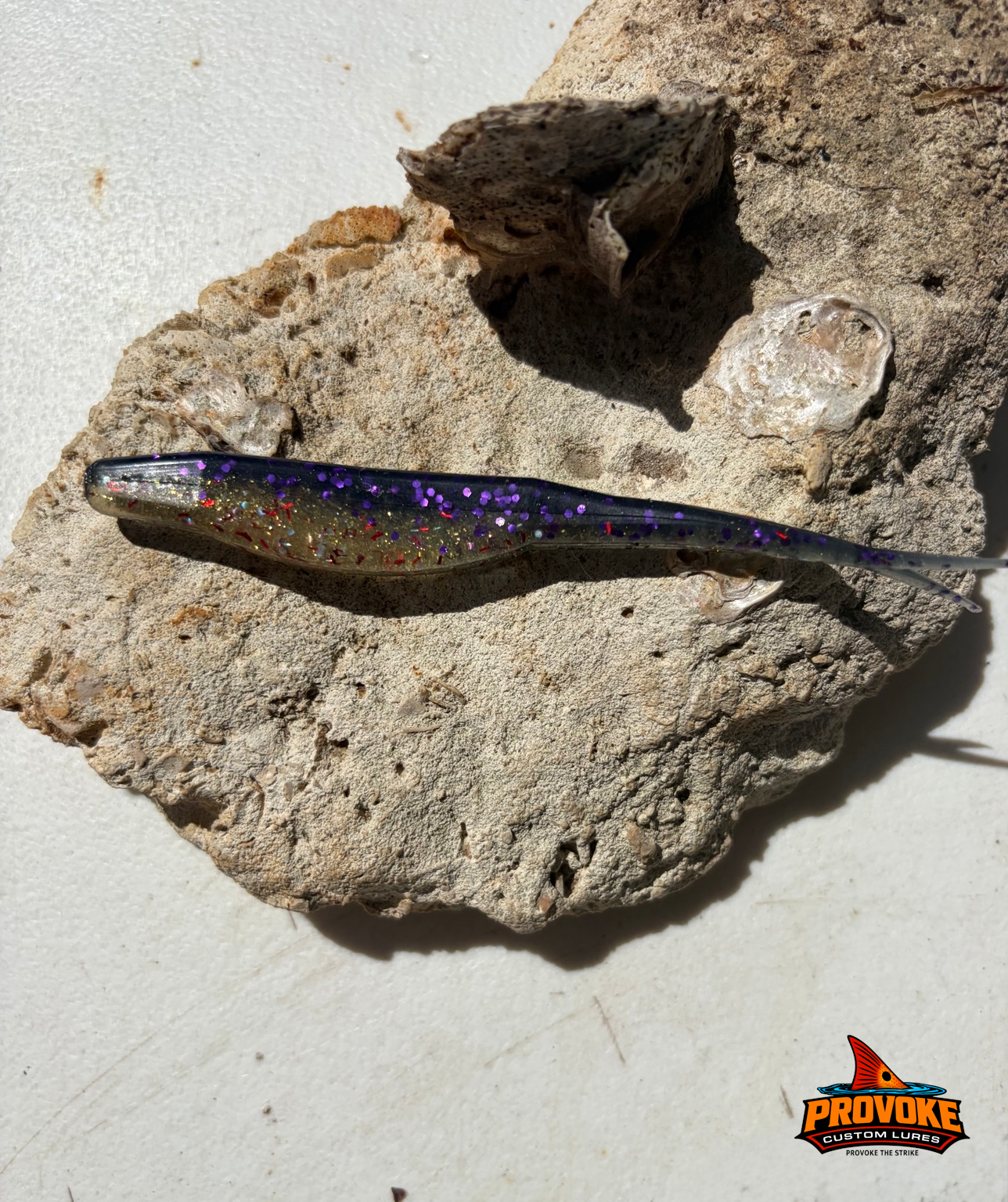 Provoke 5 inch Mardi-Gras JerkShad (6 baits per pack)